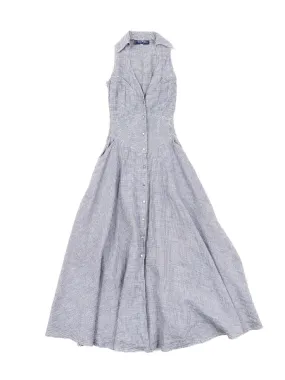 1990s Thierry Mugler Linen Sundress
