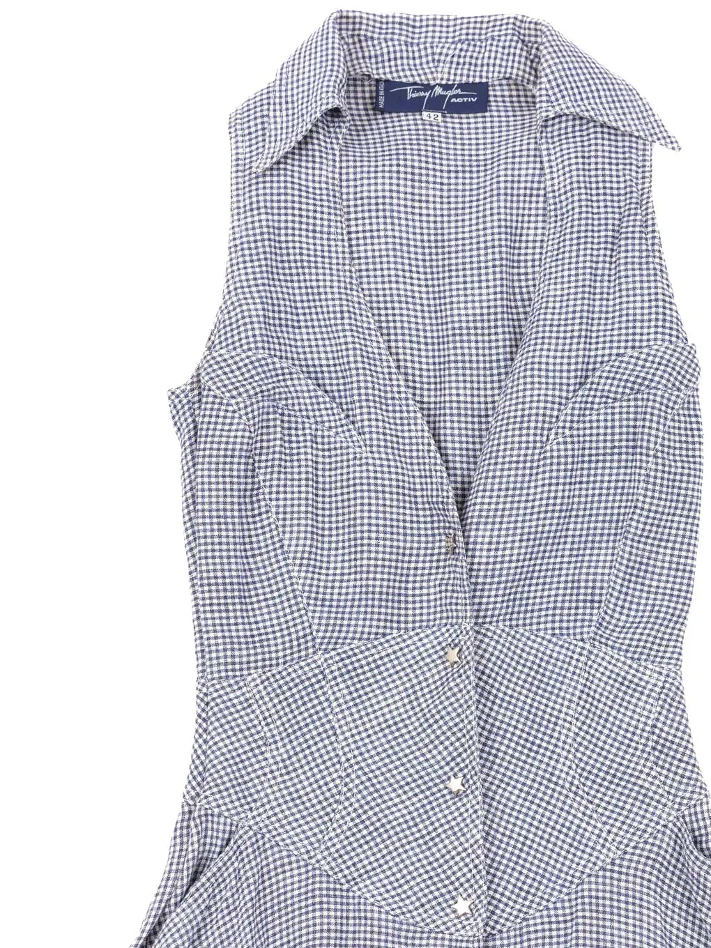 1990s Thierry Mugler Linen Sundress