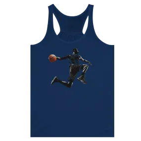 Basketball Player Mid-Air - Women's Flowy Racerback Tank Top | Bella   Canvas 8800