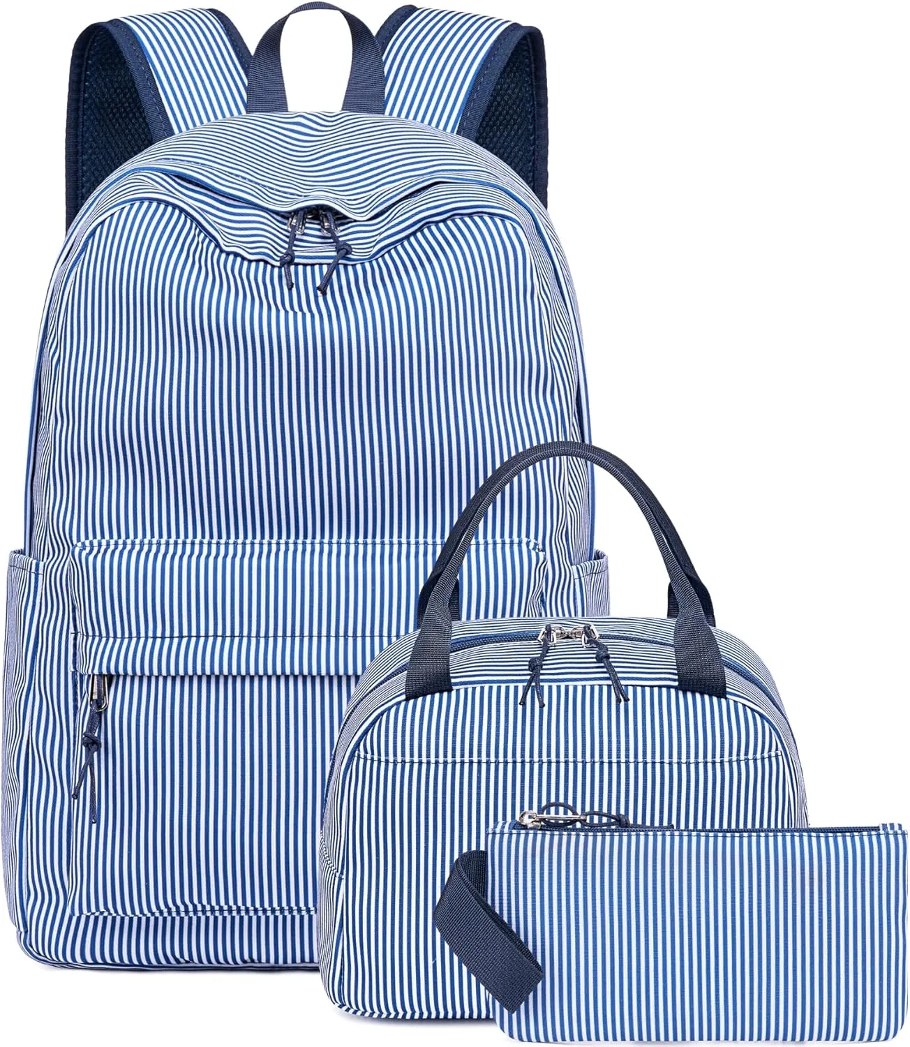 Bluboon School Backpack Set Girls Womens Laptop Bookbag Casual Daypack Fits 15 inch Laptop with Lunch Tote Bag and Pencil Bag