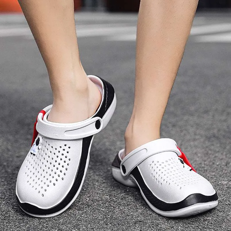 Brand Men Sandals Lightweight EVA Hole Casual Shoes Man Clogs Lovers
