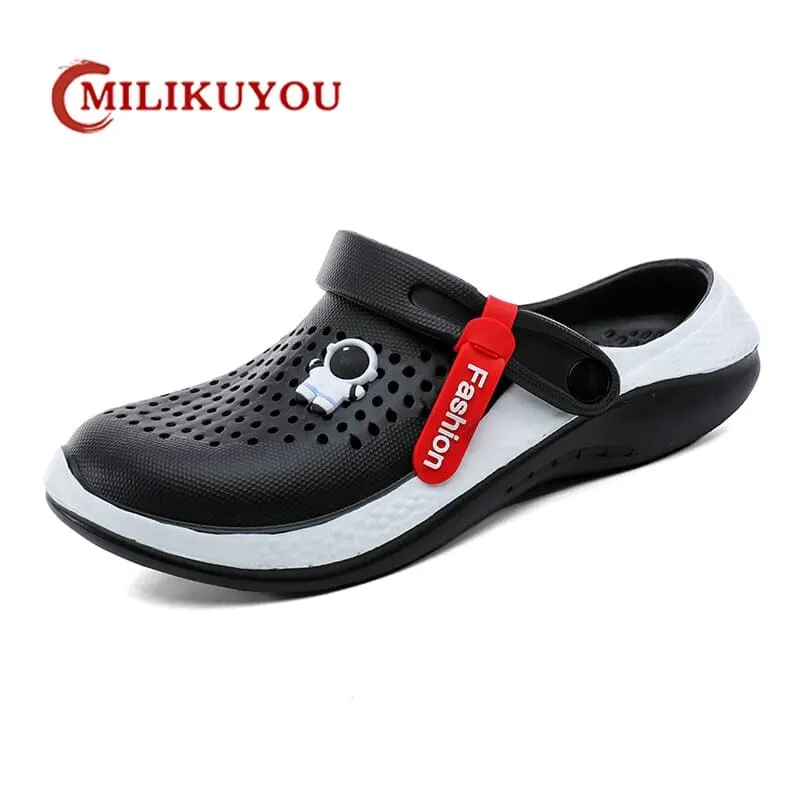 Brand Men Sandals Lightweight EVA Hole Casual Shoes Man Clogs Lovers