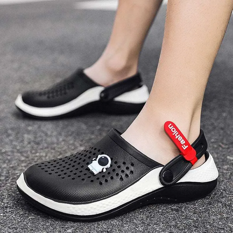 Brand Men Sandals Lightweight EVA Hole Casual Shoes Man Clogs Lovers