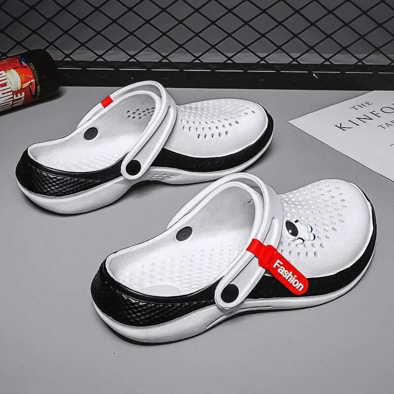 Brand Men Sandals Lightweight EVA Hole Casual Shoes Man Clogs Lovers