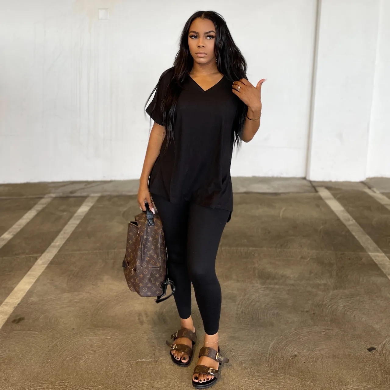 Butter Soft Legging Set | Black