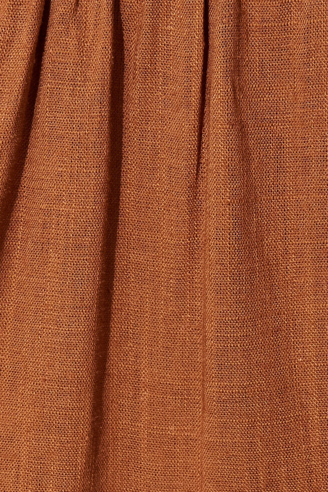 Caramel Brown Flowy Dress