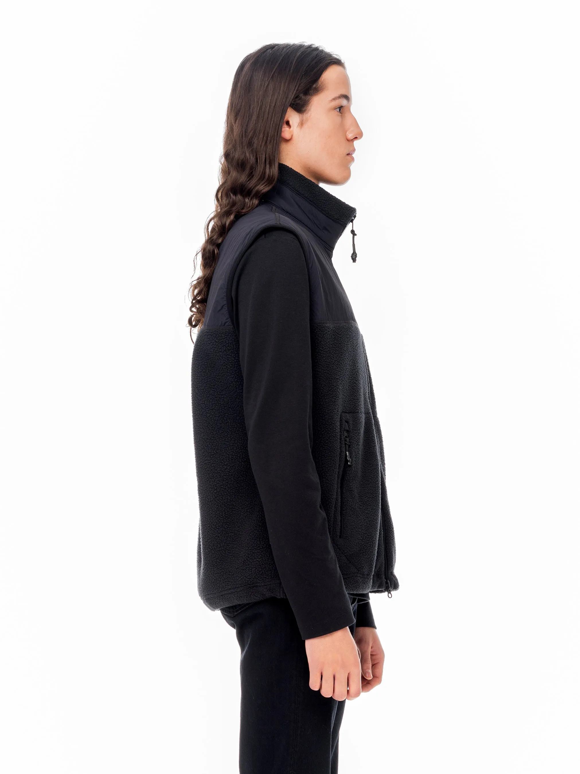 Fleece Vest - Black