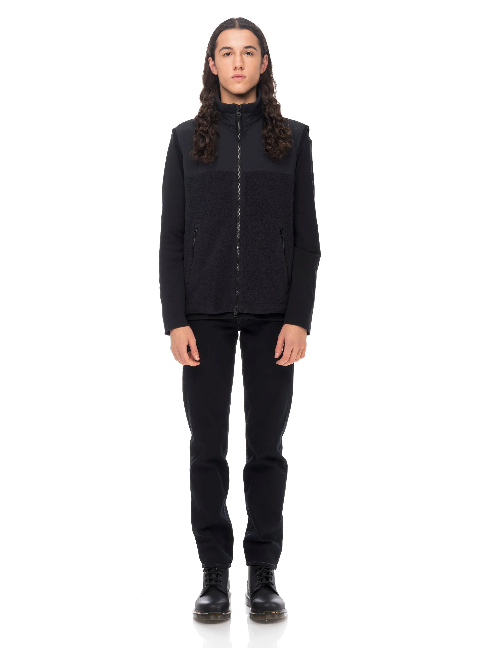 Fleece Vest - Black