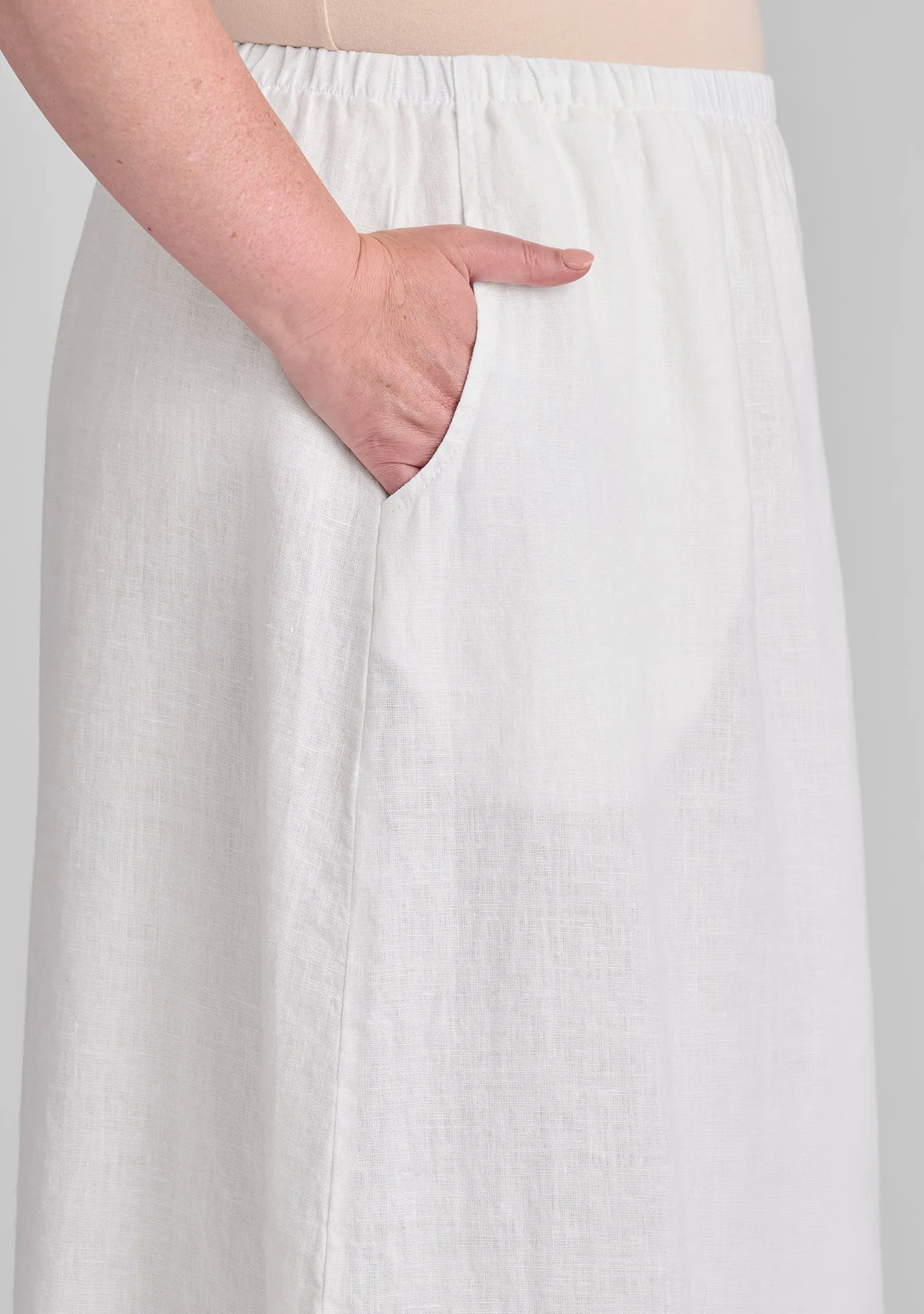 Go To Skirt - Linen Maxi Skirt