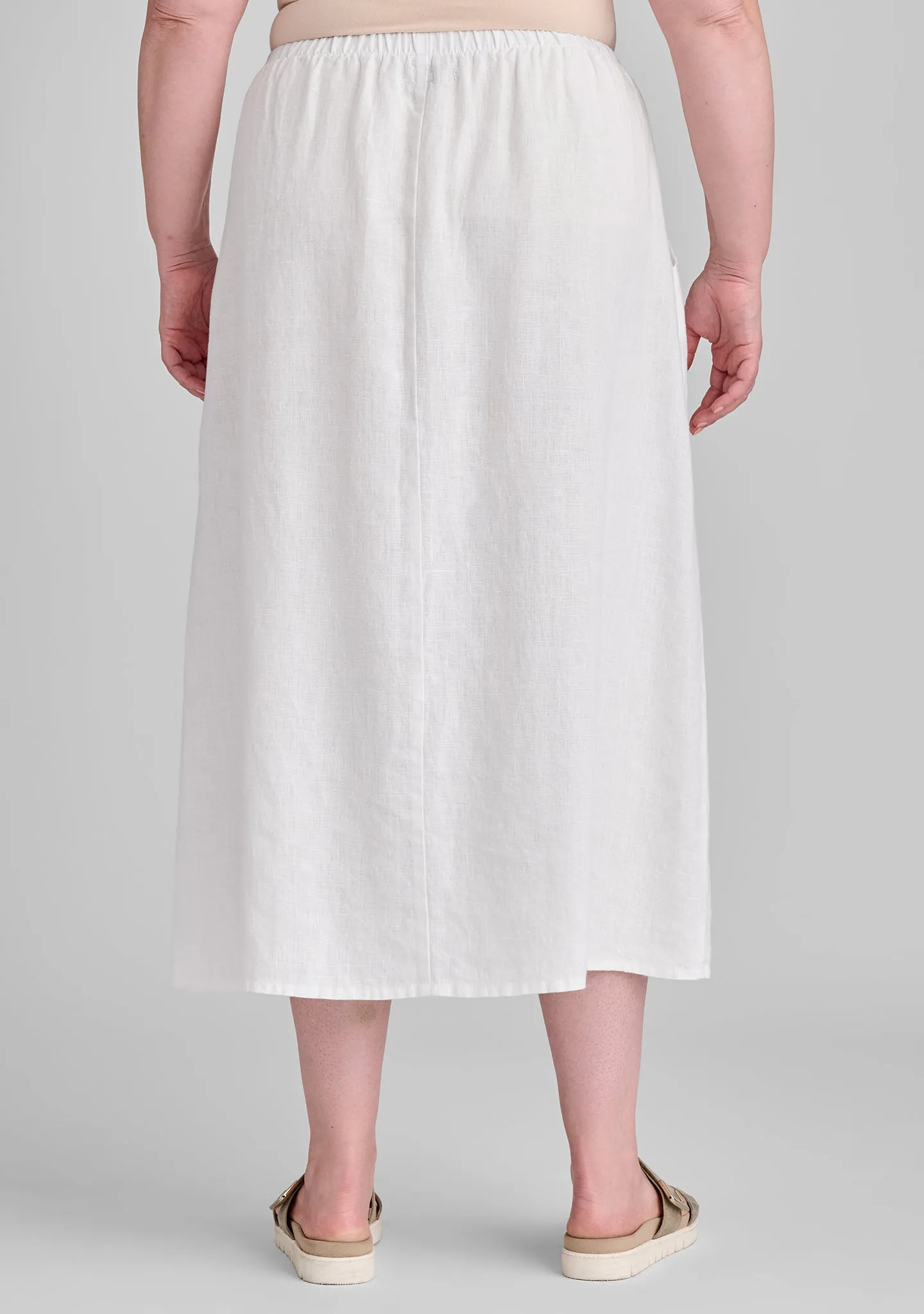 Go To Skirt - Linen Maxi Skirt