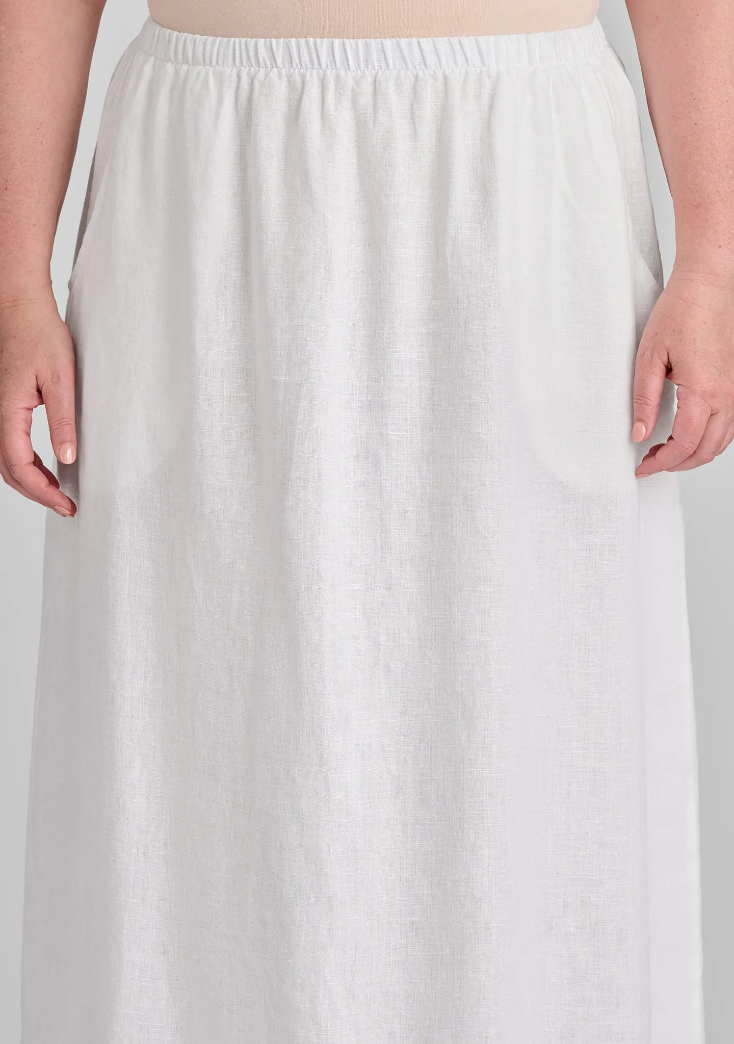 Go To Skirt - Linen Maxi Skirt