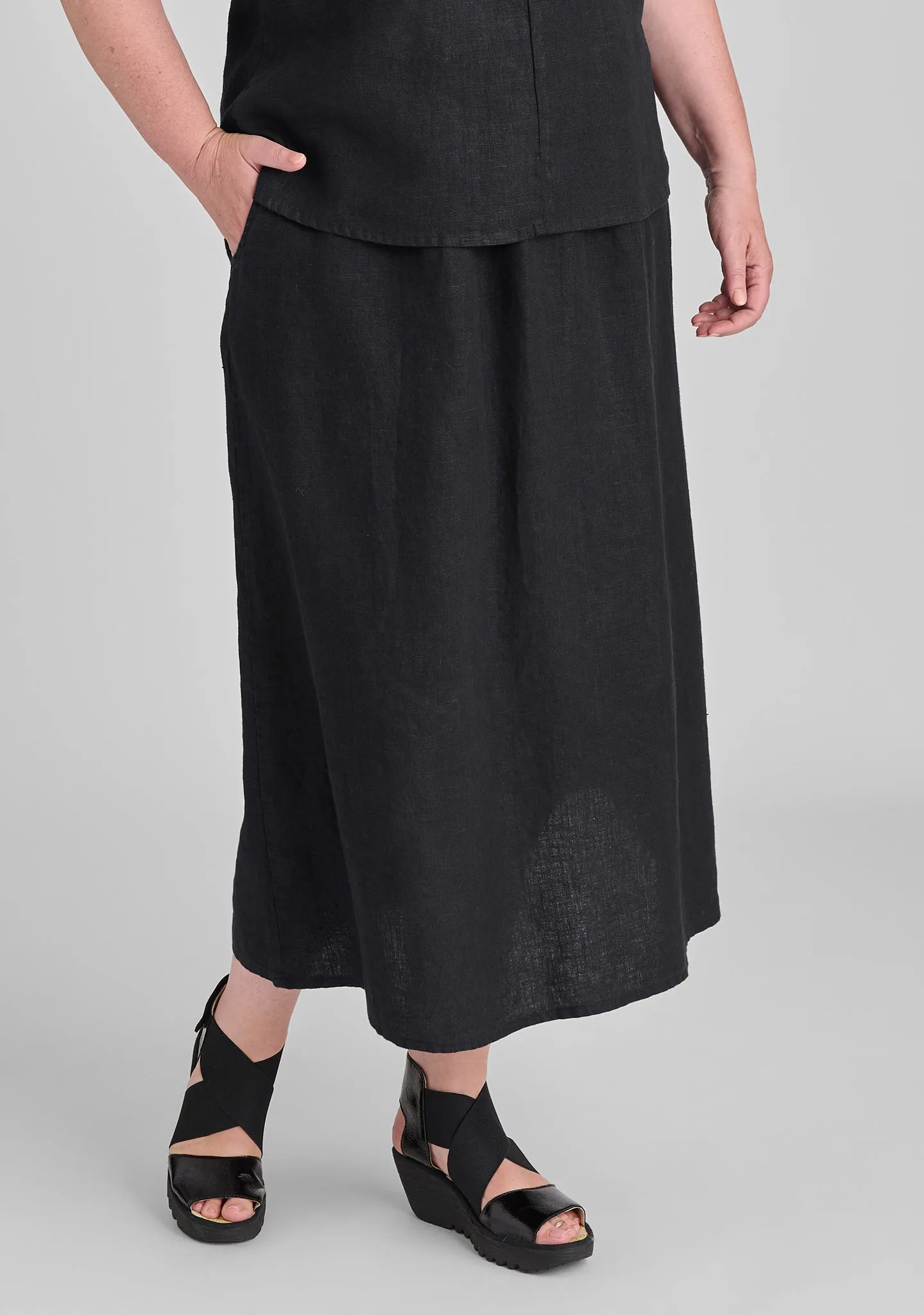 Go To Skirt - Linen Maxi Skirt