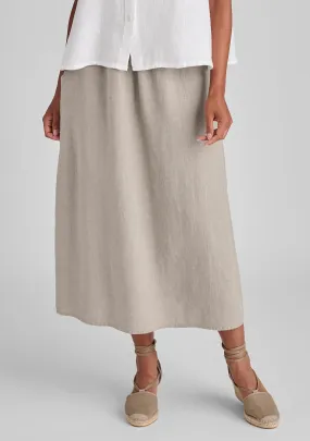 Go To Skirt - Linen Maxi Skirt