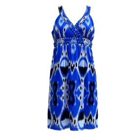 INC International Concepts Blue Mini Dress