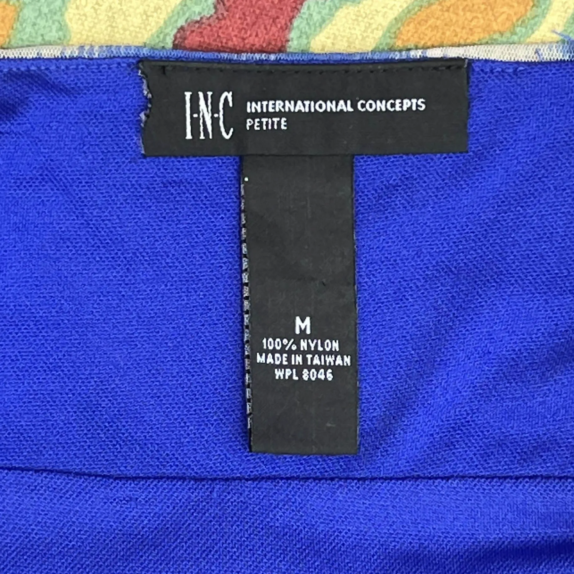 INC International Concepts Blue Mini Dress