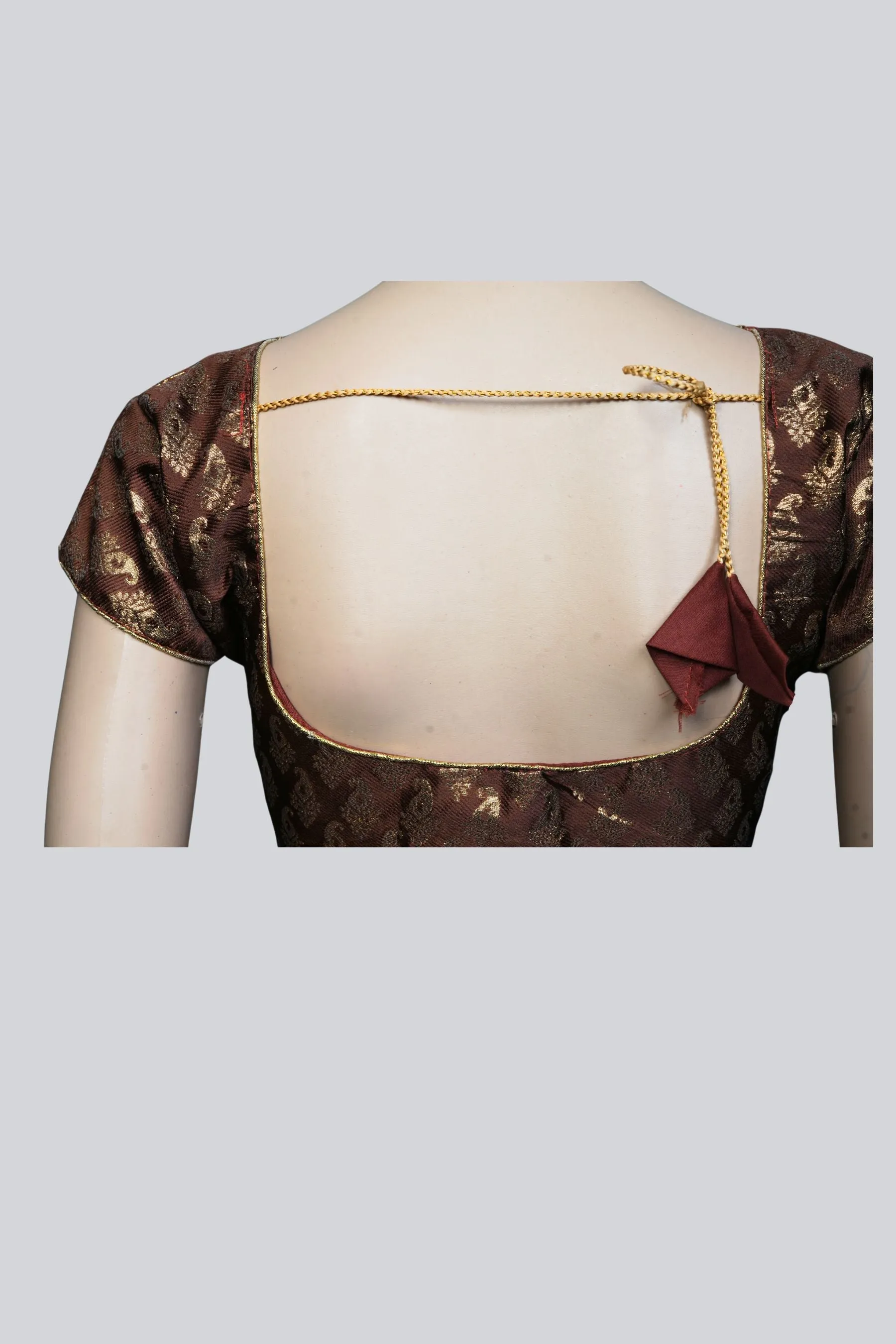 JCS Fashions Opulent Brocade Blouse - Timeless Elegance Meets Comfort