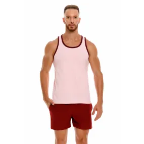 JOR Brixton cotton slim fit tank pink