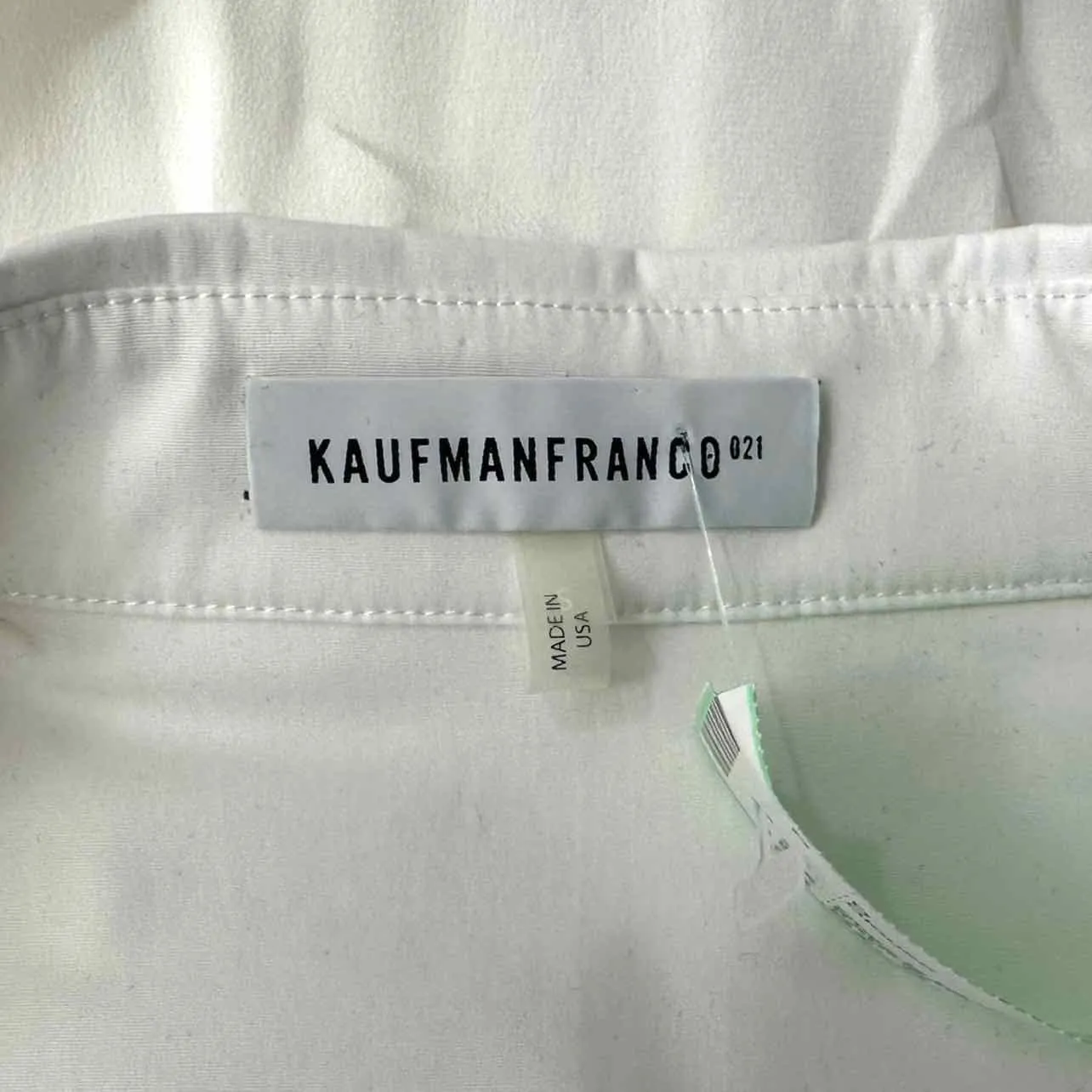 KAUFMANFRANCO White Cutout Blouse Size S