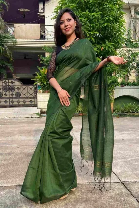 Matka cotton silk with sequins all over wrap in 1 minute saree