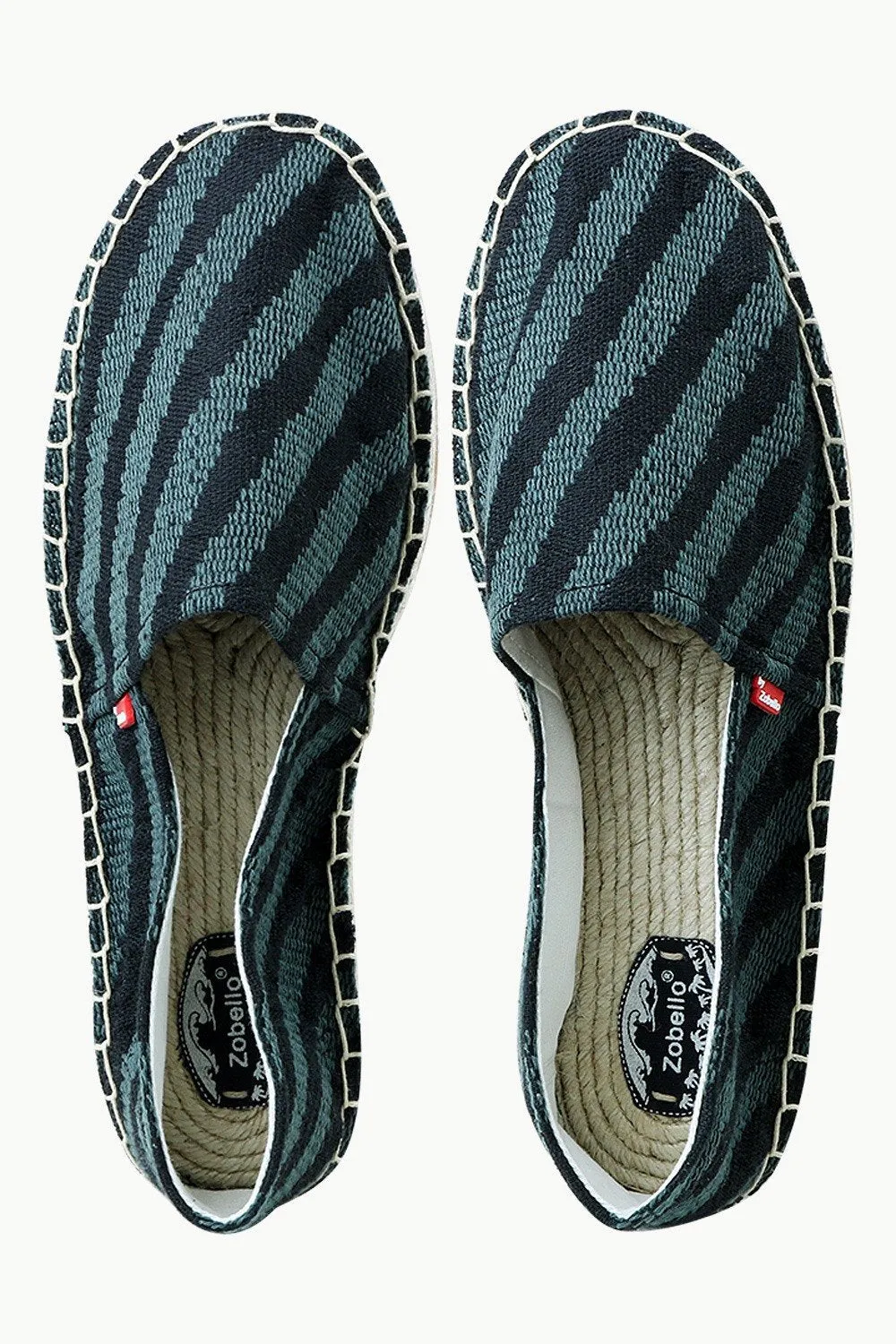 Men's Casual Stripe Knit Summer Espadrilles