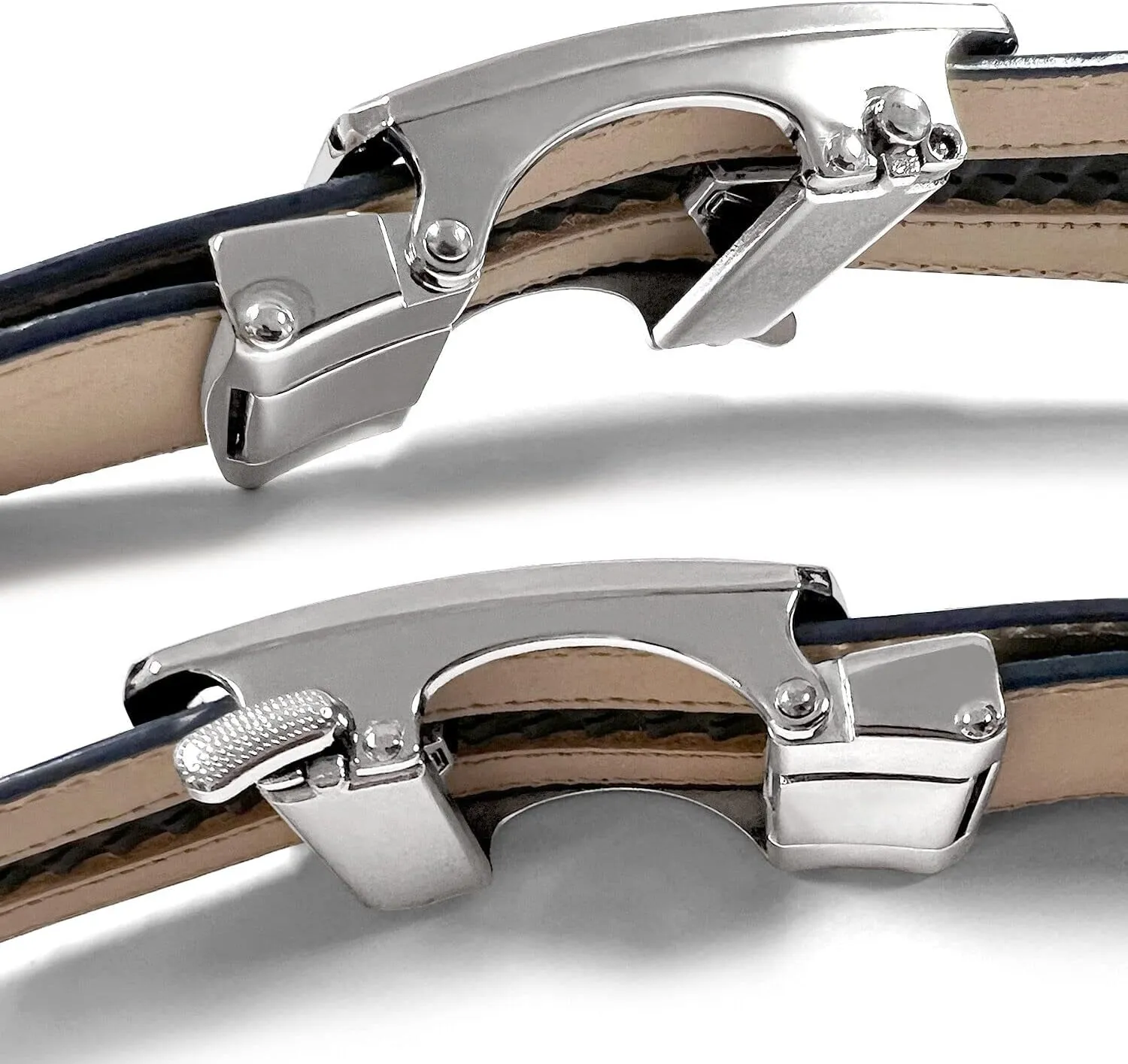 Men's Suede Leather Belt Genuine Leather Casual Dress Belt or Ratchet Belt Multi Color & Width Style