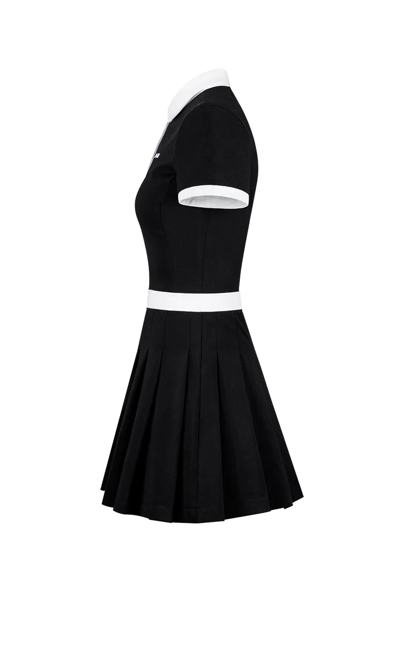 PGM QZ078 polo mini golf skirt set customize pleated high quality golf skirt