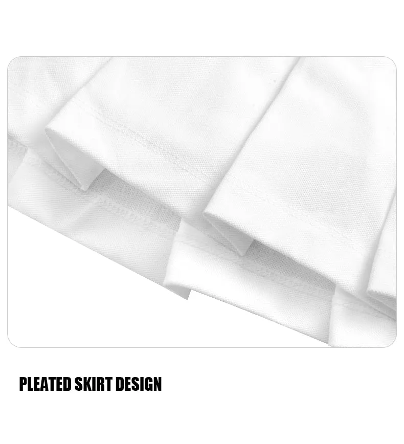 PGM QZ078 polo mini golf skirt set customize pleated high quality golf skirt