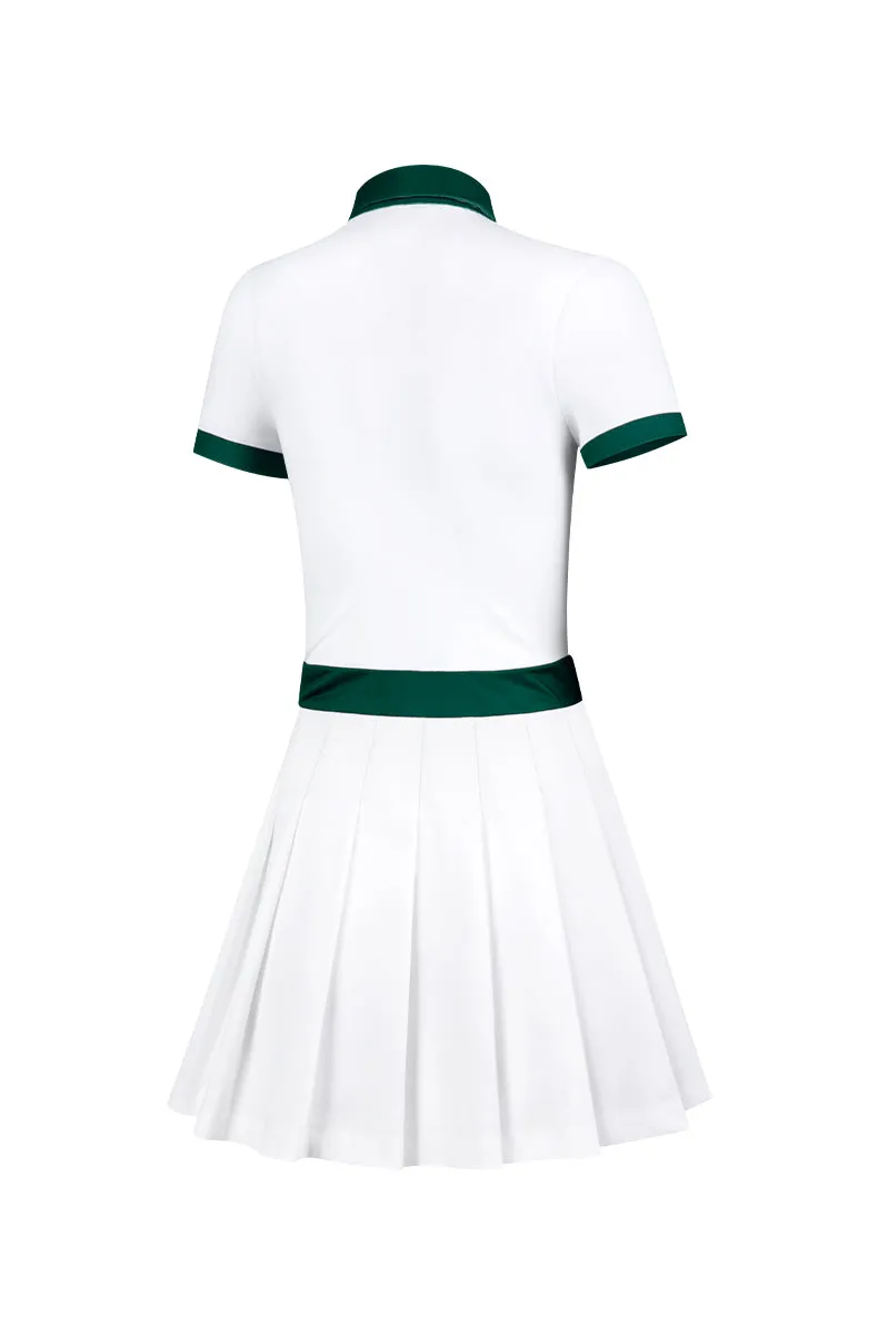 PGM QZ078 polo mini golf skirt set customize pleated high quality golf skirt