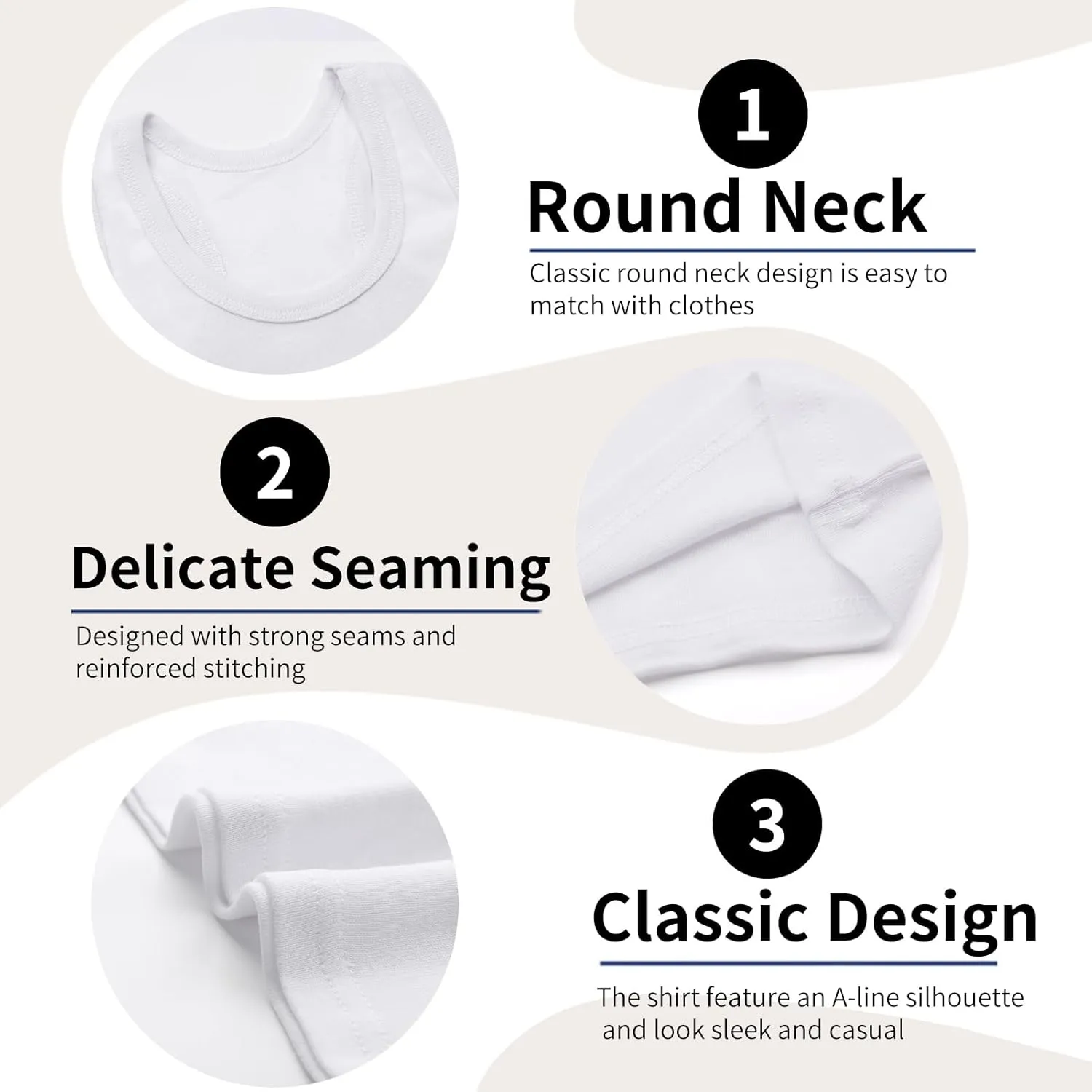 Phedrew 6 Pcs Kids Soft Undershirt Tank Tops Cotton Undershirt Sleeveless Shirts for Girls Boys Unisex