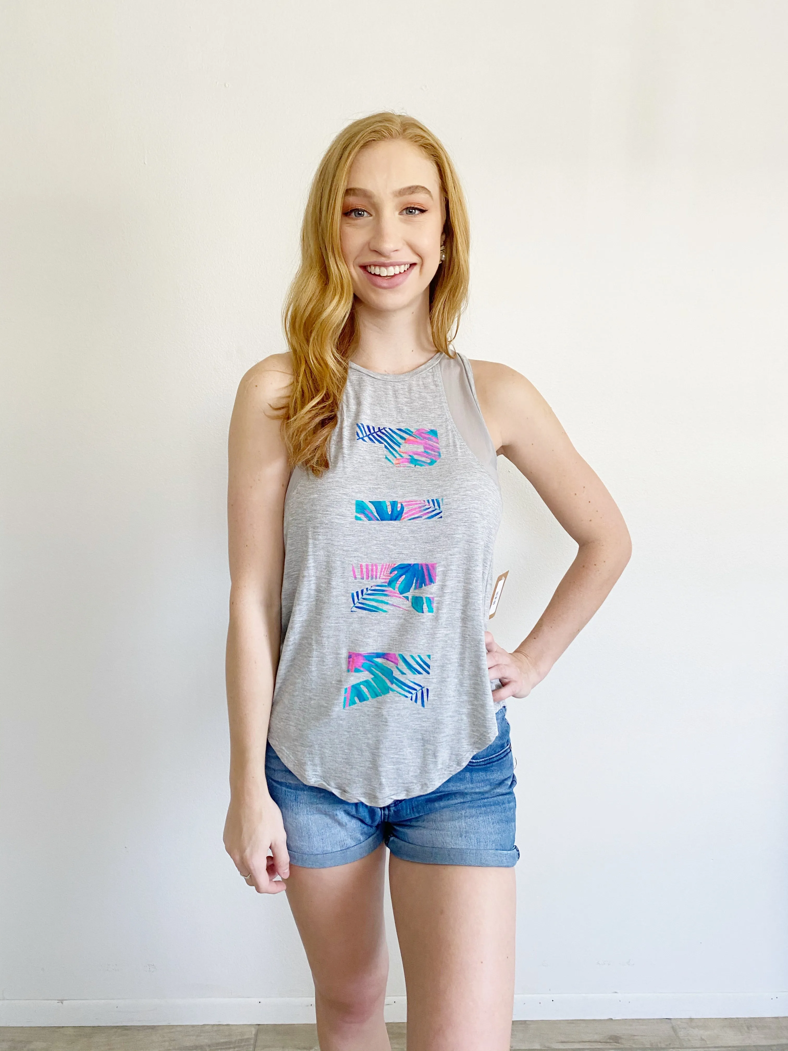 PINK Super Soft Mesh Tank Top XS