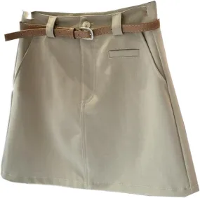 Pleated Satin Midi Skirt for Women, Autumn Winter Evening