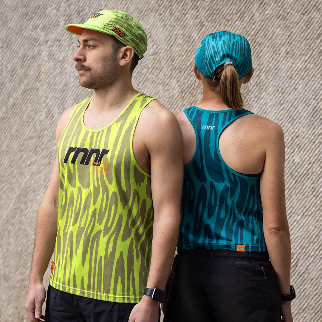 Rnnr Pacer Hat - Drippy Cheetah Green