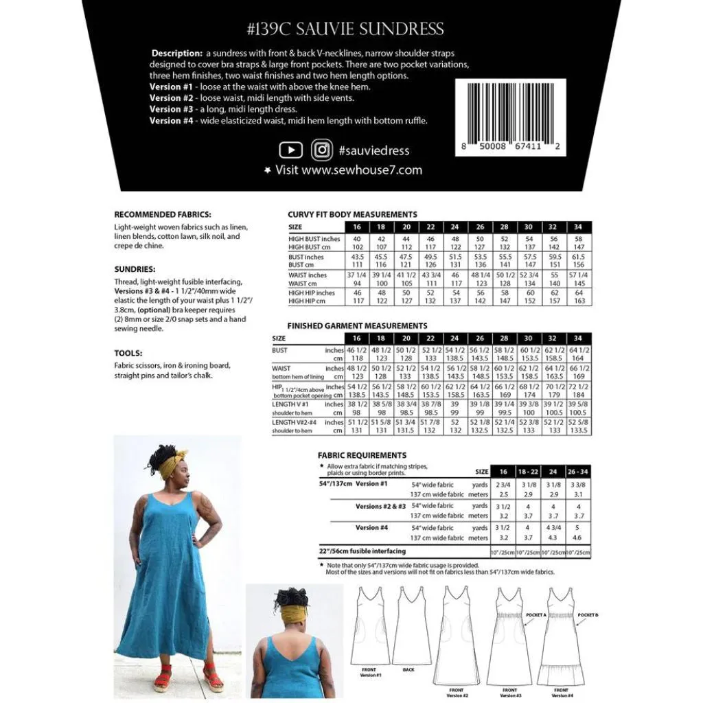 Sew House Seven Sauvie Sundress