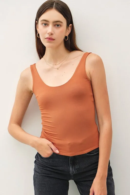 Soft & Stretchy Scoop Neck Tank