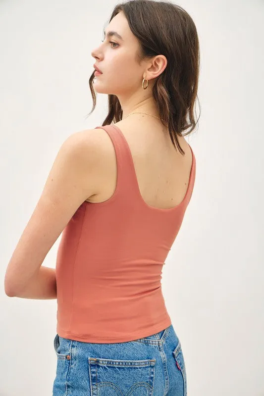 Soft & Stretchy Scoop Neck Tank