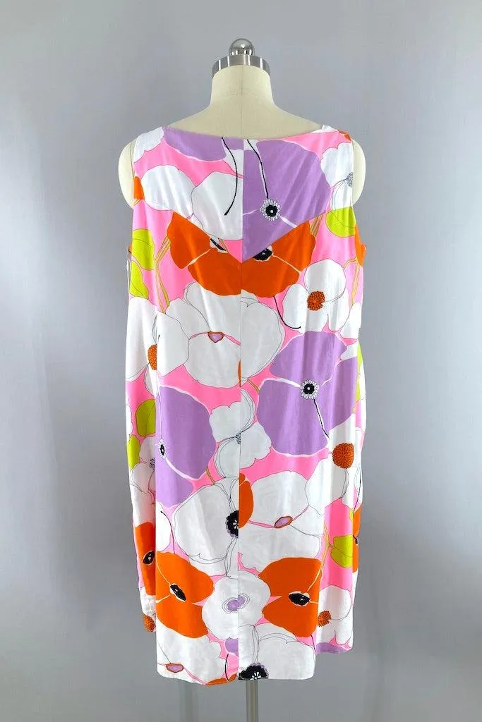 Vintage 1960s Mod Hawaiian Sundress