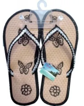 women's bamboo flip flops/slippers Case of 72