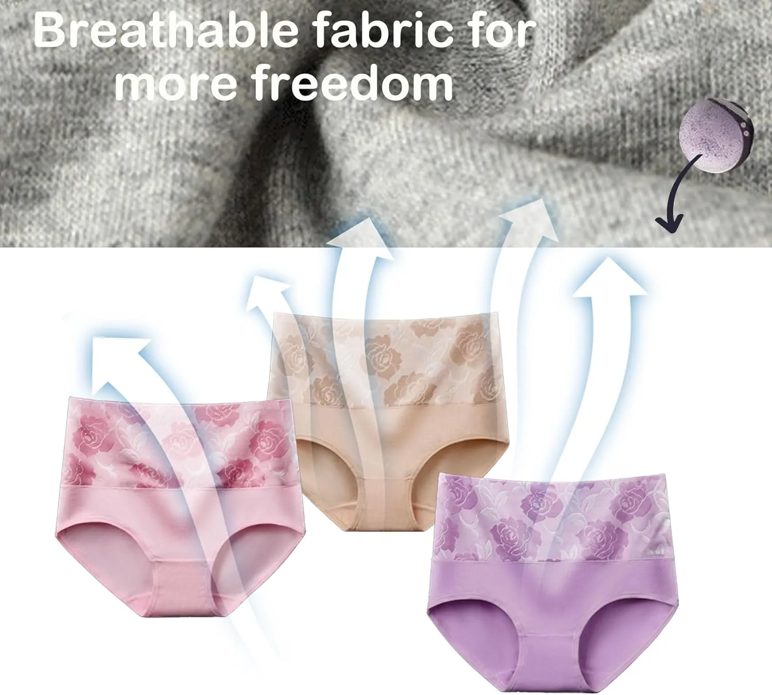 Zenywear Leakproof Panties, Bloomyfit - High Waist Leakproof & Comfortable Panties